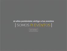 Tablet Screenshot of pieventos.com.ar